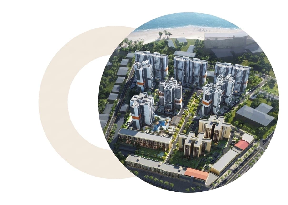 Vue aérienne Cité Plaza Platinium
